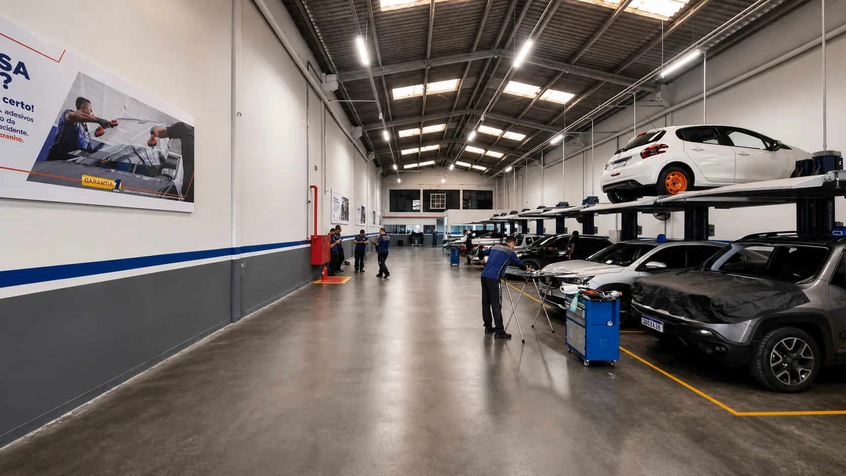 Autoglass — Obra industrial EGS