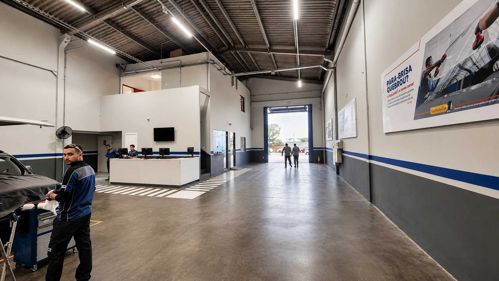 Autoglass — Obra industrial EGS