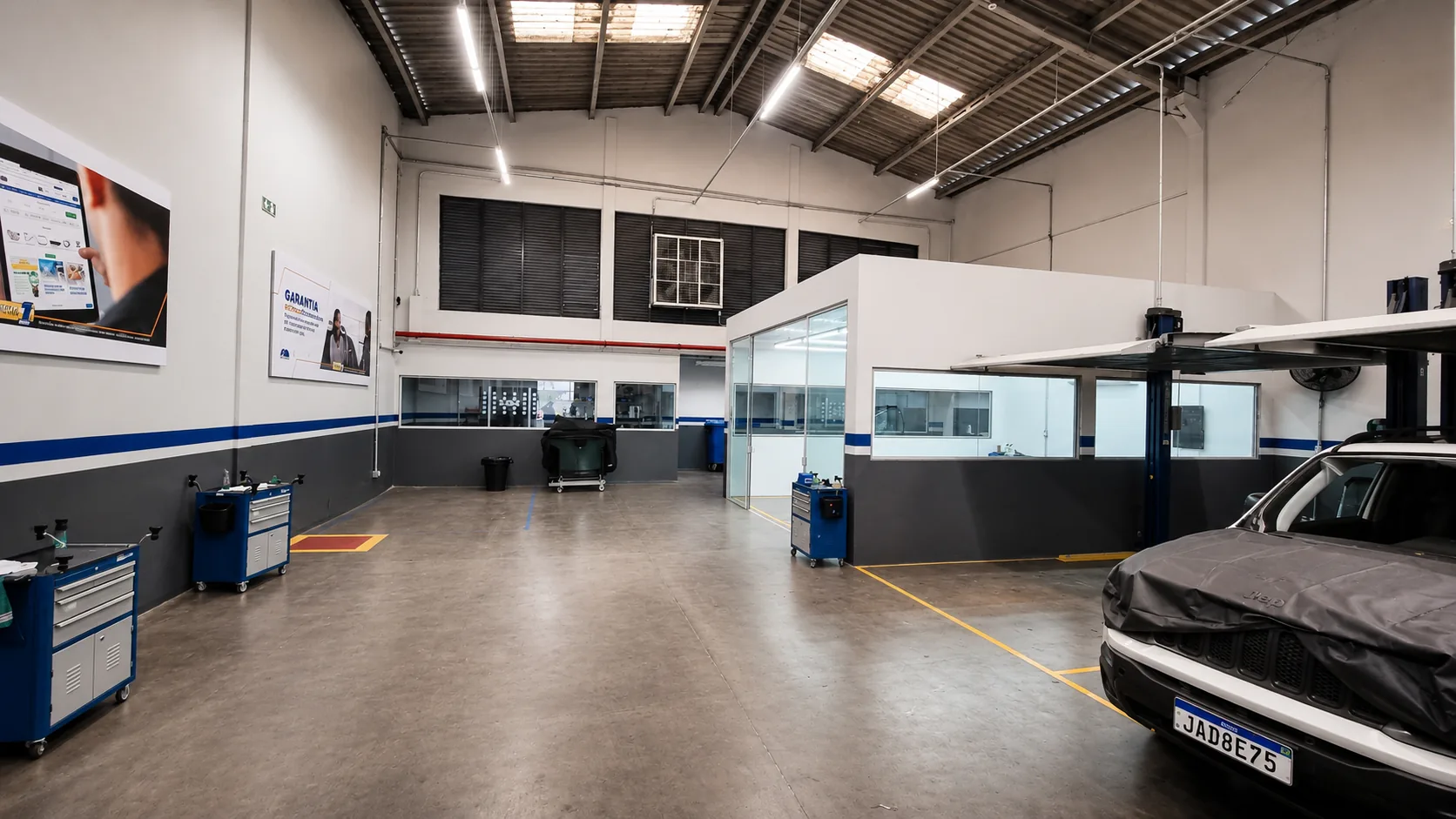Autoglass — Obra industrial EGS