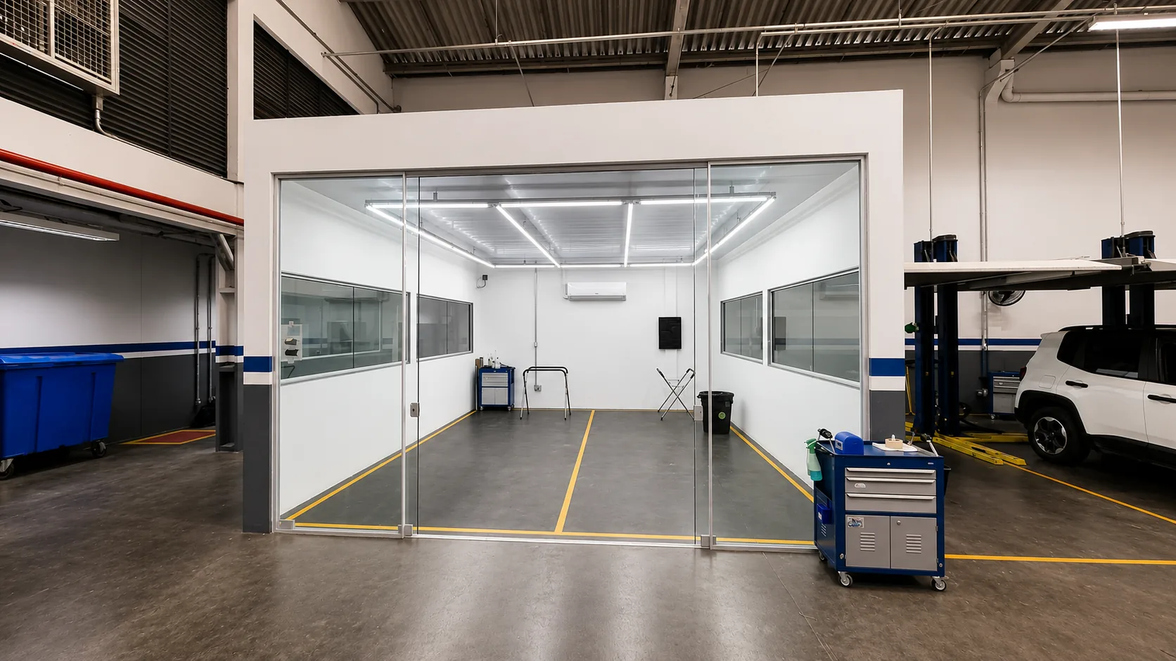 Autoglass — Obra industrial EGS