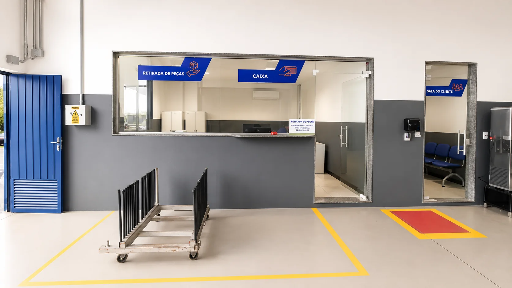 Autoglass — Obra industrial EGS