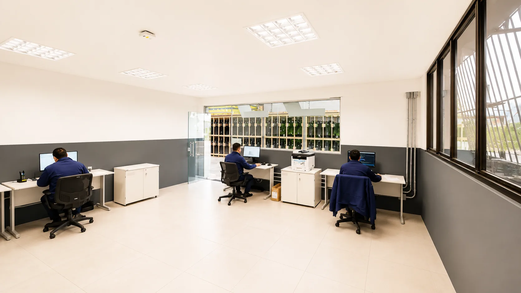 Autoglass — Obra industrial EGS