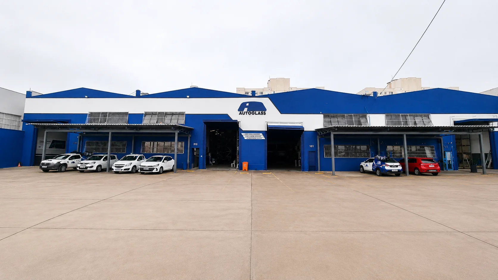 Autoglass — Obra industrial EGS