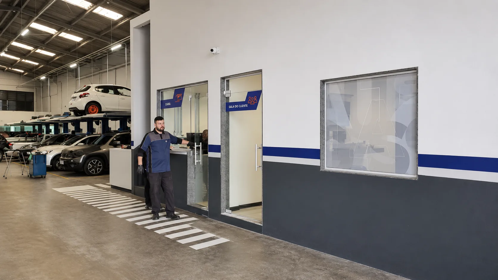 Autoglass — Obra industrial EGS