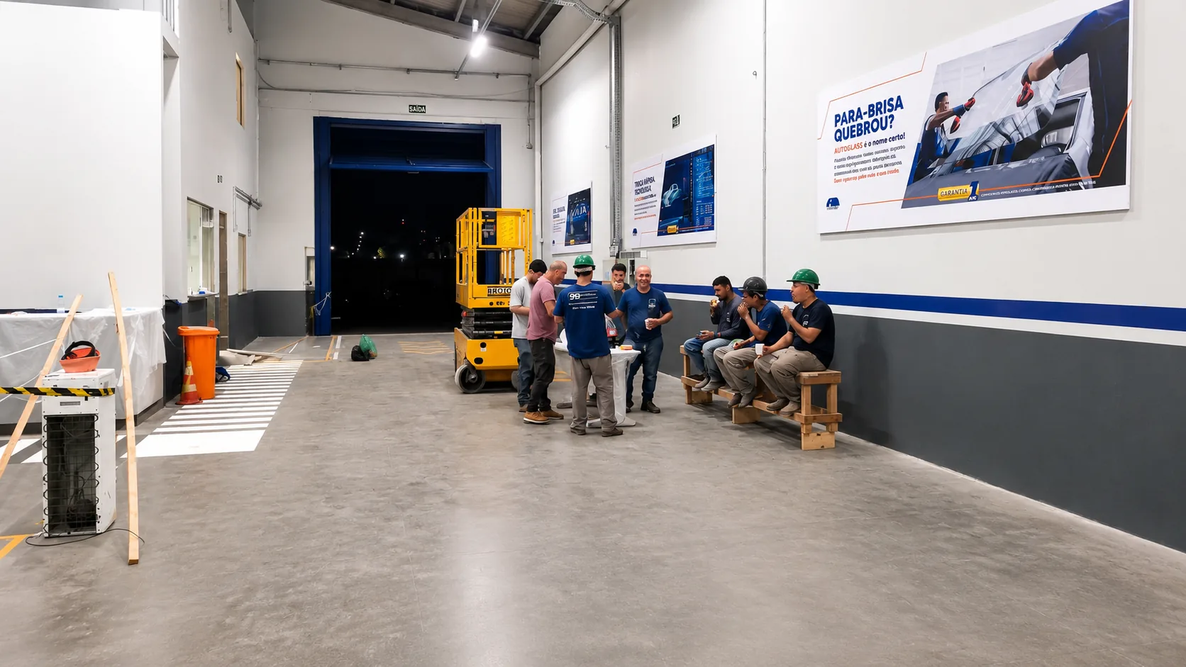 Autoglass — Obra industrial EGS