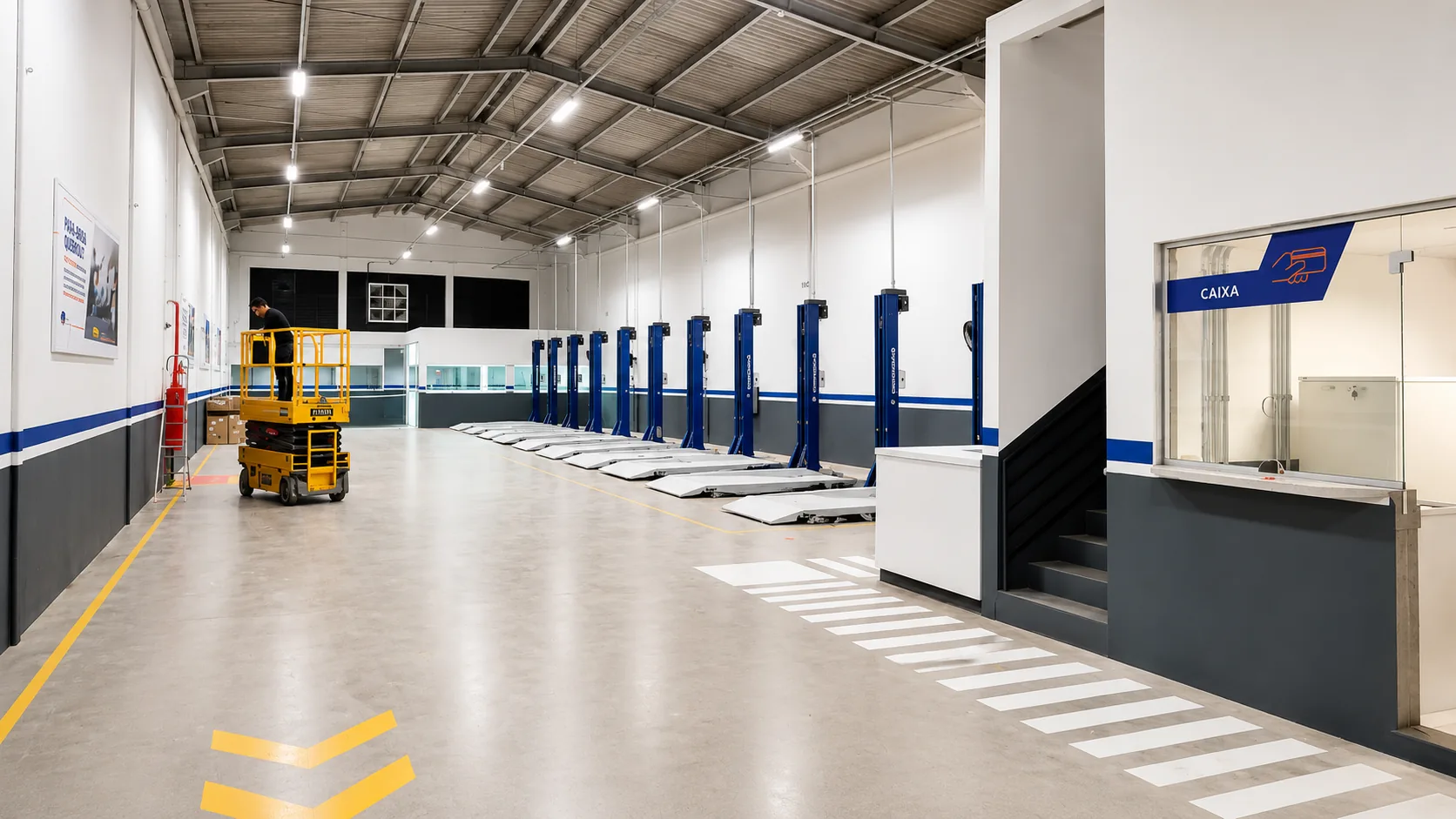 Autoglass — Obra industrial EGS